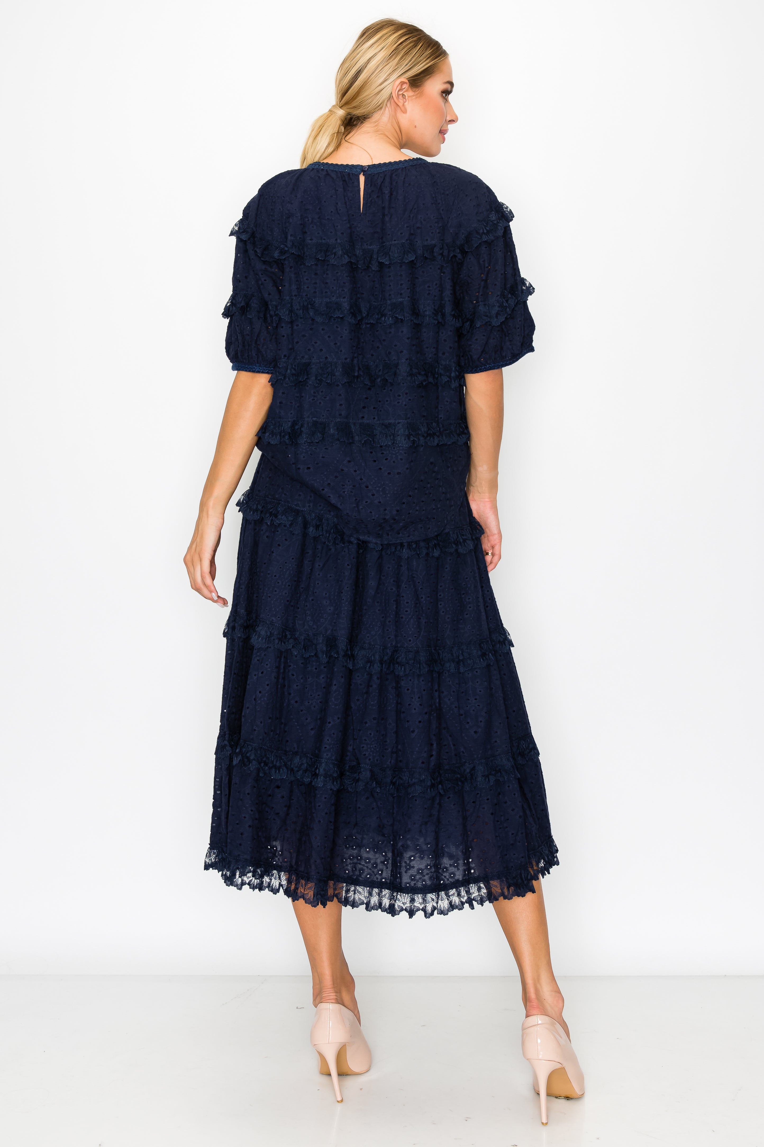 JOH | Lizzie Cotton Lace Eyelet Skirt