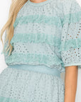 Laura Cotton Lace Eyelet Top