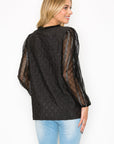 Connie Textured Lace Top