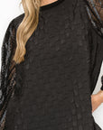 Connie Textured Lace Top