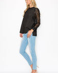 Connie Textured Lace Top