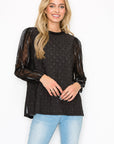 Connie Textured Lace Top