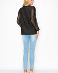 Connie Textured Lace Top