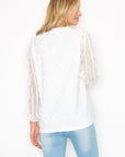 Connie Textured Lace Top