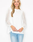 Connie Textured Lace Top