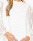 Connie Textured Lace Top