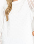 Connie Textured Lace Top