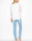 Connie Textured Lace Top