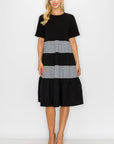 Romi Cotton Dress with Stripes