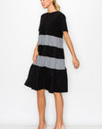 Romi Cotton Dress with Stripes