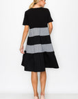 Romi Cotton Dress with Stripes