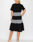 Romi Cotton Dress with Stripes