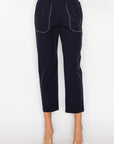 Welisa Woven Pant with Beading Trim