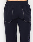 Welisa Woven Pant with Beading Trim