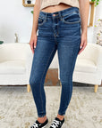 Judy Blue Full Size Classic Handsand Skinny Jeans