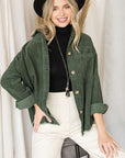 Jade By Jane Ribbed Velvet Jacket PLUS