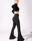 Full Size Supersculpt™ Bell Bottom with Pockets - Black