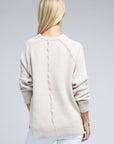 Zenana Raglan Chenille Sweater