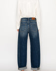 Artemis Vintage High Rise Dark Wash Barrel Jeans