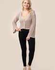 Lilou Hole-Knit Cardigan