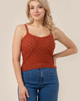 Lilou Crochet Knit Tank