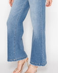 Eco Friendly Fabric High Rise Slim Palazzo Jeans