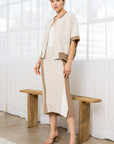 JOH | Katy Stretch Knit Crepe Zipper Jacket