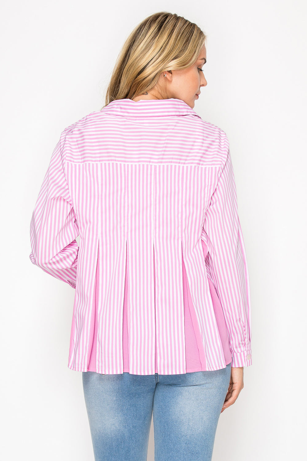 JOH | Jenn Shirt with Pleating Details