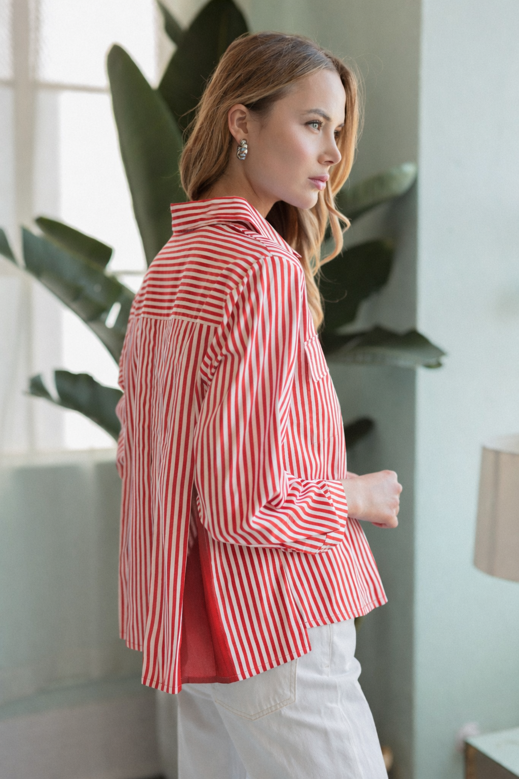 JOH | Jenn Shirt with Pleating Details
