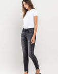 Lovervet Raw Hem Cropped Skinny Jeans