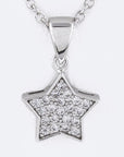 CZ Star Pendant Necklace