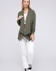 Long Sleeve Open Front Cardigan