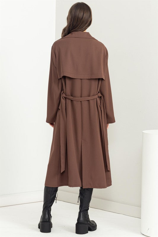 HYFVE Keep Me Close Belted Trench Coat - Online Only