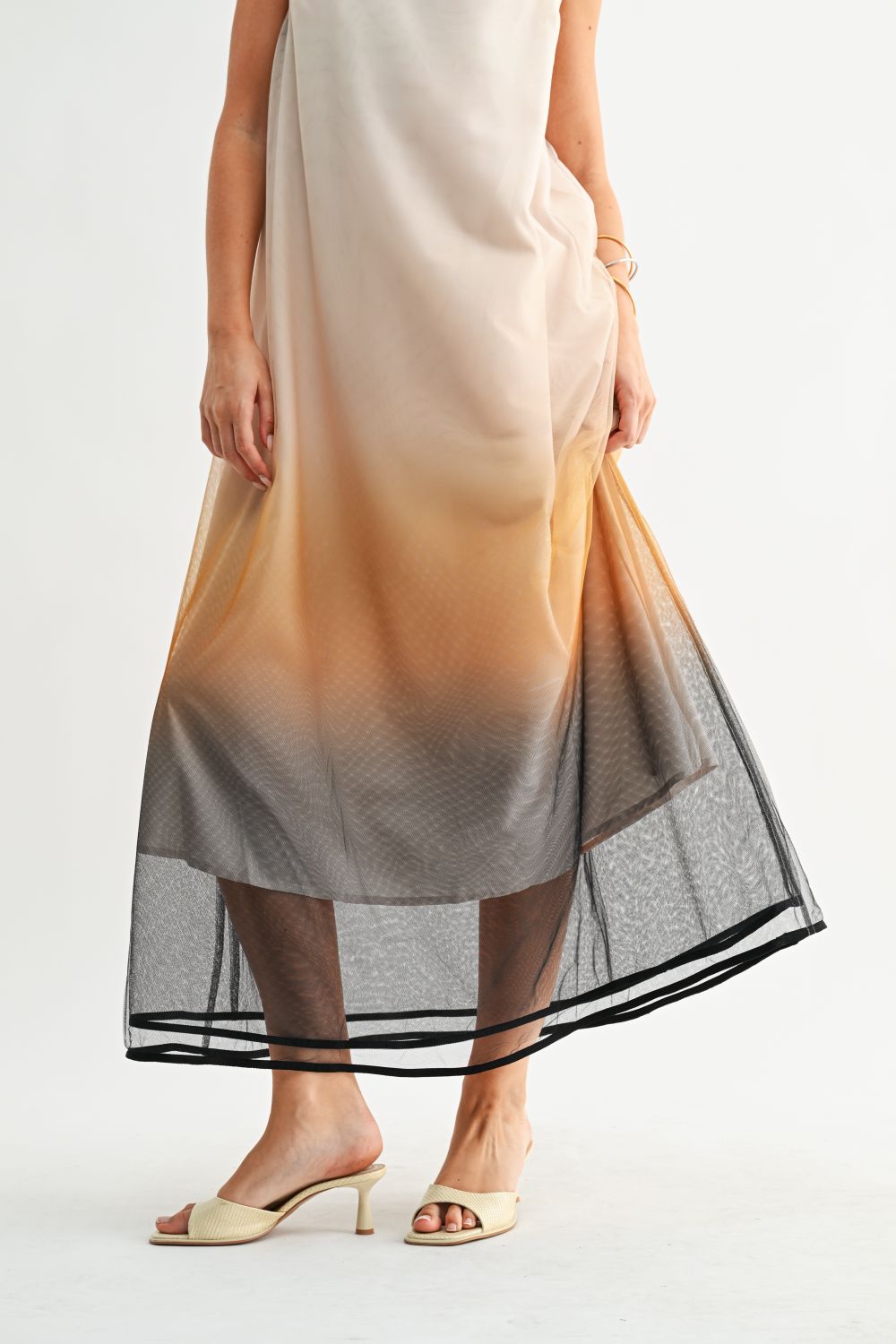 JOH Apparel Jerome Hand-Dyed Ombré Midi Dress