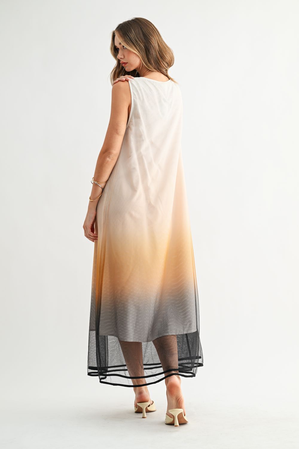 JOH Apparel Jerome Hand-Dyed Ombré Midi Dress