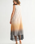 JOH Apparel Jerome Hand-Dyed Ombré Midi Dress