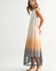 JOH Apparel Jerome Hand-Dyed Ombré Midi Dress