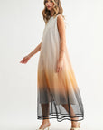 JOH Apparel Jerome Hand-Dyed Ombré Midi Dress