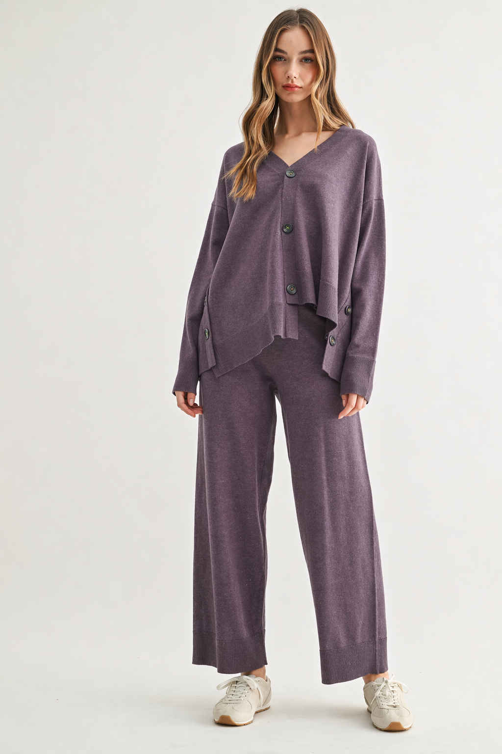 JOH Apparel Spencer Oversized Statement Button Cardigan