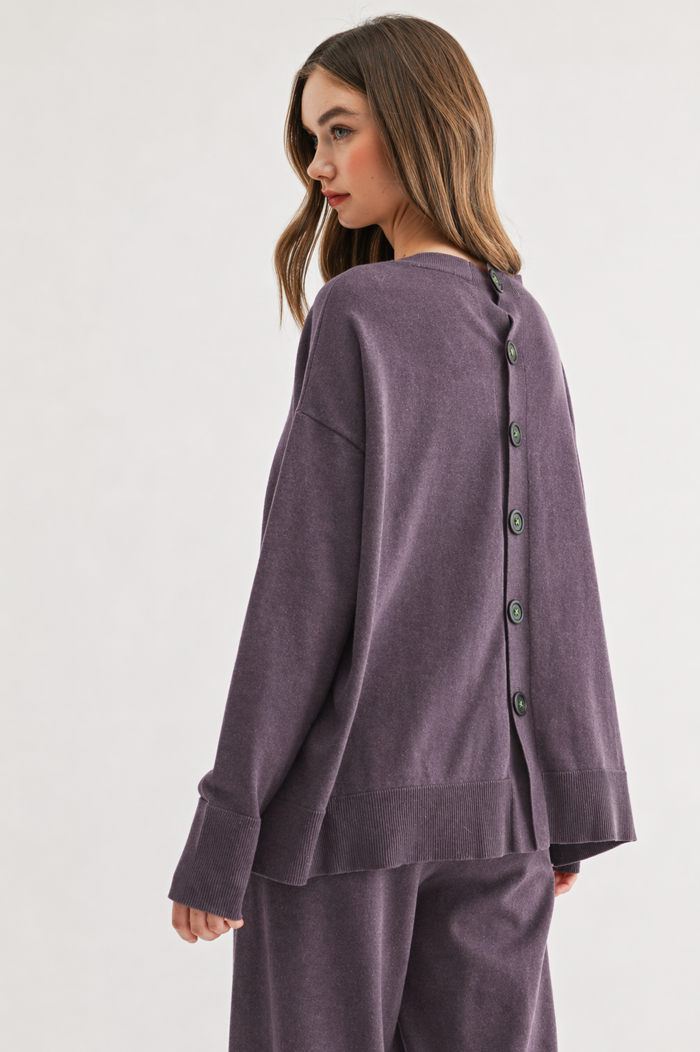 JOH Apparel Spencer Oversized Statement Button Cardigan