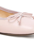 Lutten Square-Toe Bow Ballerinas