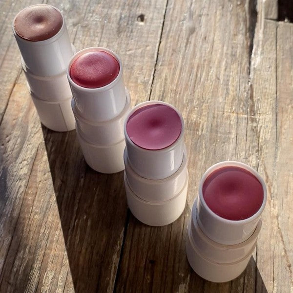 Lip & Cheek Bloom. 2 in 1 Natural Lipstick for Vib