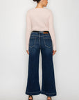 Artemis Vintage Camille High Rise Cropped Palazzo Jeans