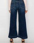 Artemis Vintage Camille High Rise Cropped Palazzo Jeans