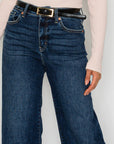 Artemis Vintage Camille High Rise Cropped Palazzo Jeans