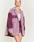 Plus Jade by Jane Colorblock Sherpa Jacket