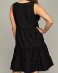 Sleeveless Tiered Dress - Online Only