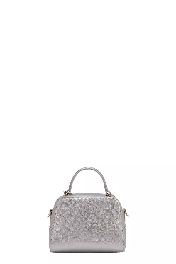 Nicole Lee USA Vegan Geometric Pattern Structured Handbag