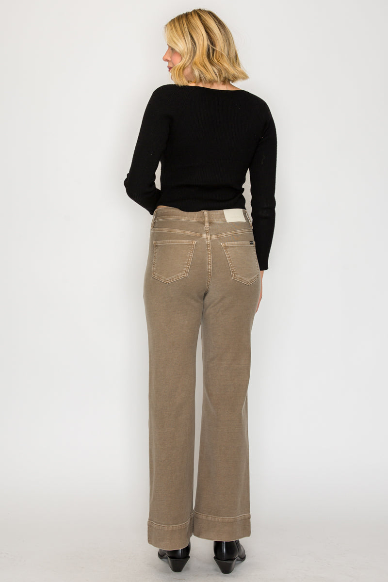 Artemis Vintage Khaki Tummy Control Holly Flare Jeans