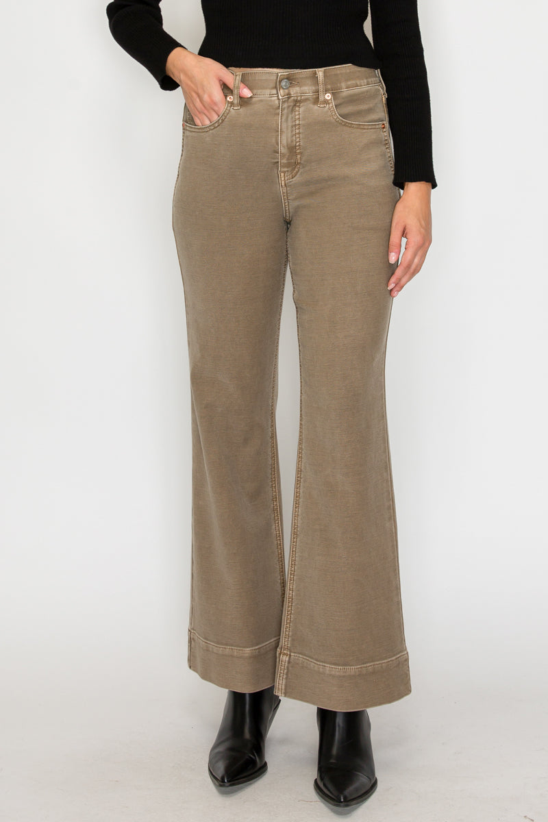 Artemis Vintage Khaki Tummy Control Holly Flare Jeans